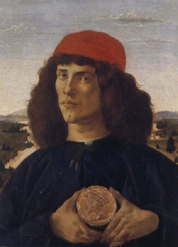 Sandro Botticelli Portrait Cosimo old gentleman Norge oil painting art
